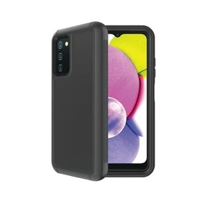 2 Rugged Phone Case for Samsung Galaxy A03s Black